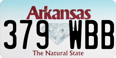 AR license plate 379WBB