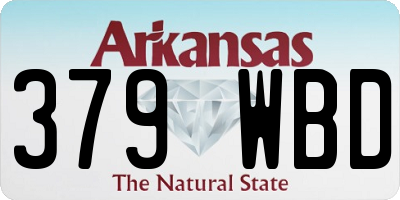 AR license plate 379WBD
