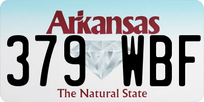 AR license plate 379WBF