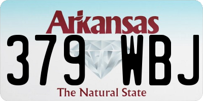 AR license plate 379WBJ