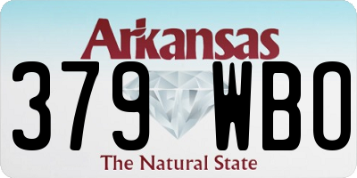 AR license plate 379WBO