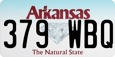 AR license plate 379WBQ