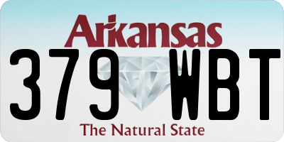 AR license plate 379WBT