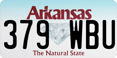 AR license plate 379WBU