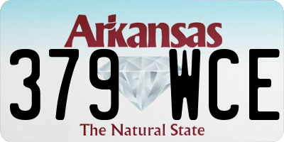 AR license plate 379WCE