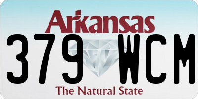 AR license plate 379WCM