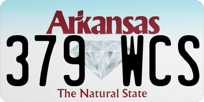 AR license plate 379WCS
