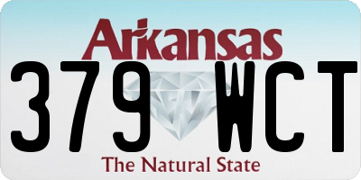 AR license plate 379WCT