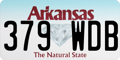 AR license plate 379WDB