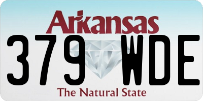 AR license plate 379WDE