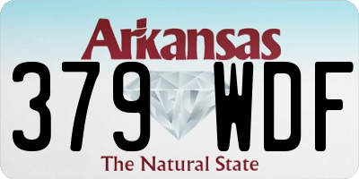 AR license plate 379WDF