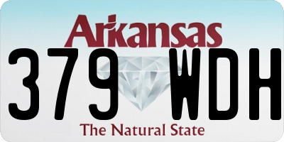 AR license plate 379WDH
