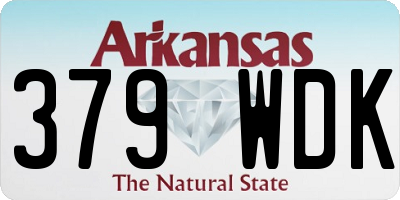 AR license plate 379WDK