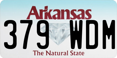 AR license plate 379WDM