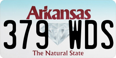 AR license plate 379WDS