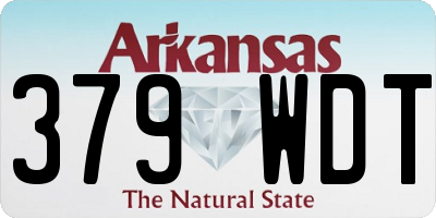 AR license plate 379WDT