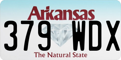 AR license plate 379WDX