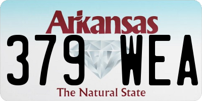 AR license plate 379WEA