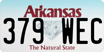 AR license plate 379WEC