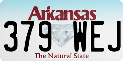 AR license plate 379WEJ