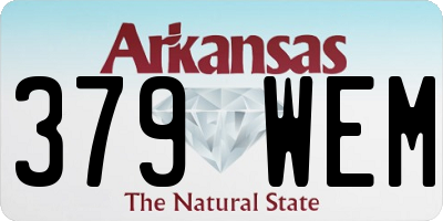 AR license plate 379WEM