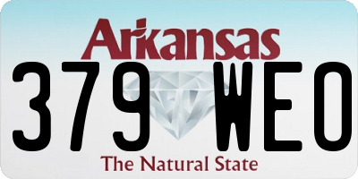 AR license plate 379WEO