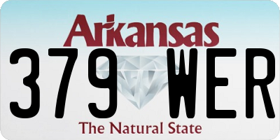 AR license plate 379WER