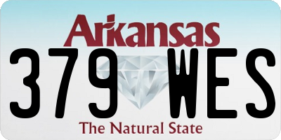AR license plate 379WES