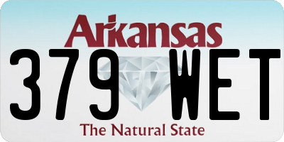 AR license plate 379WET