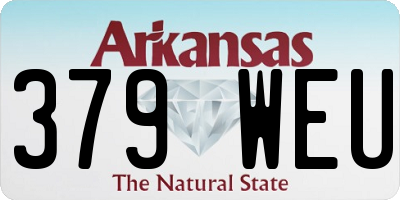 AR license plate 379WEU