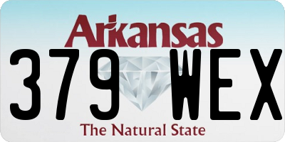 AR license plate 379WEX