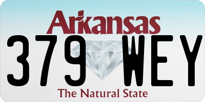 AR license plate 379WEY