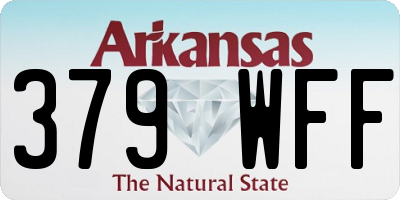 AR license plate 379WFF