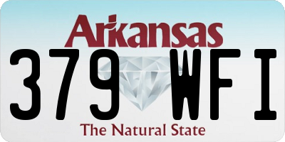 AR license plate 379WFI