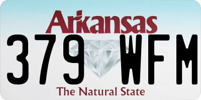 AR license plate 379WFM