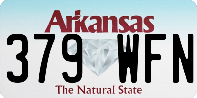 AR license plate 379WFN