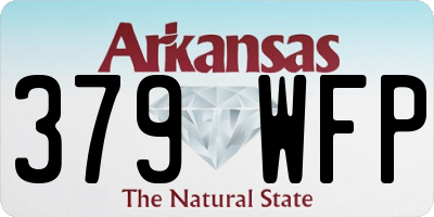 AR license plate 379WFP