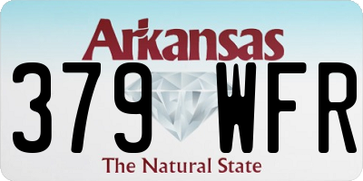 AR license plate 379WFR
