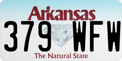 AR license plate 379WFW
