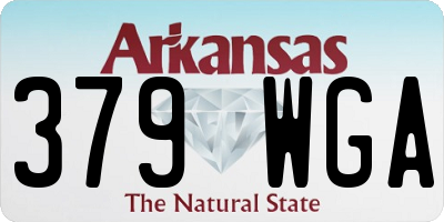 AR license plate 379WGA