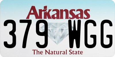 AR license plate 379WGG