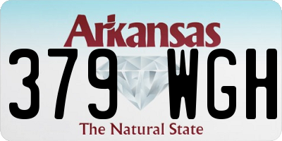 AR license plate 379WGH