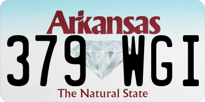 AR license plate 379WGI