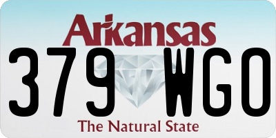 AR license plate 379WGO