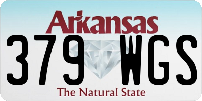AR license plate 379WGS
