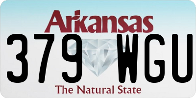 AR license plate 379WGU