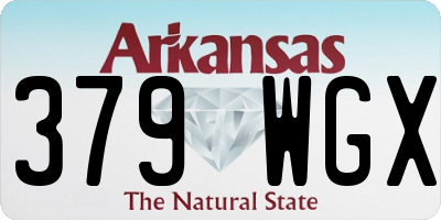 AR license plate 379WGX