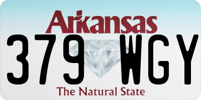 AR license plate 379WGY