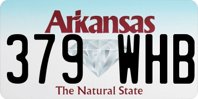 AR license plate 379WHB