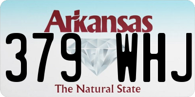 AR license plate 379WHJ